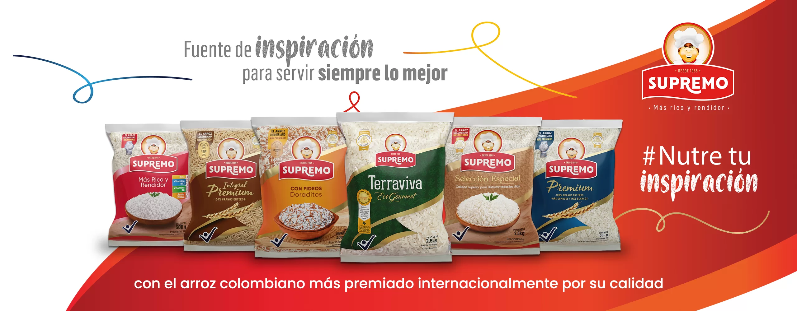 Línea completa Arroz Supremo